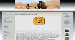 Desktop Screenshot of adventure-offroad.de